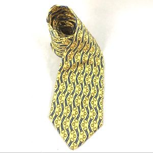 Paolo Gucci gold yellow necktie